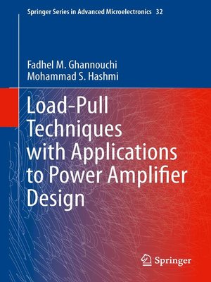 cover image of Load-Pull Techniques with Applications to Power Amplifier Design